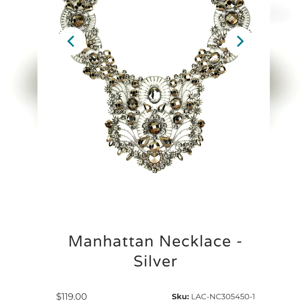 Eye Candy LA Manhattan CZ Luxe Necklace - Picture 4 of 5